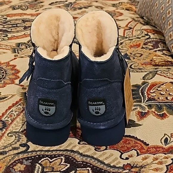 BEARPAW: RETRO MAREN: Cadet Navy OR Eggplant Sz 9 - BNIB! - Picture 8 of 14